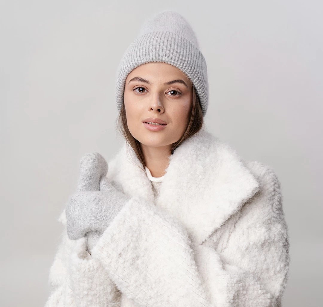 Рукавицы Мармалато, цвет светло-серый #2