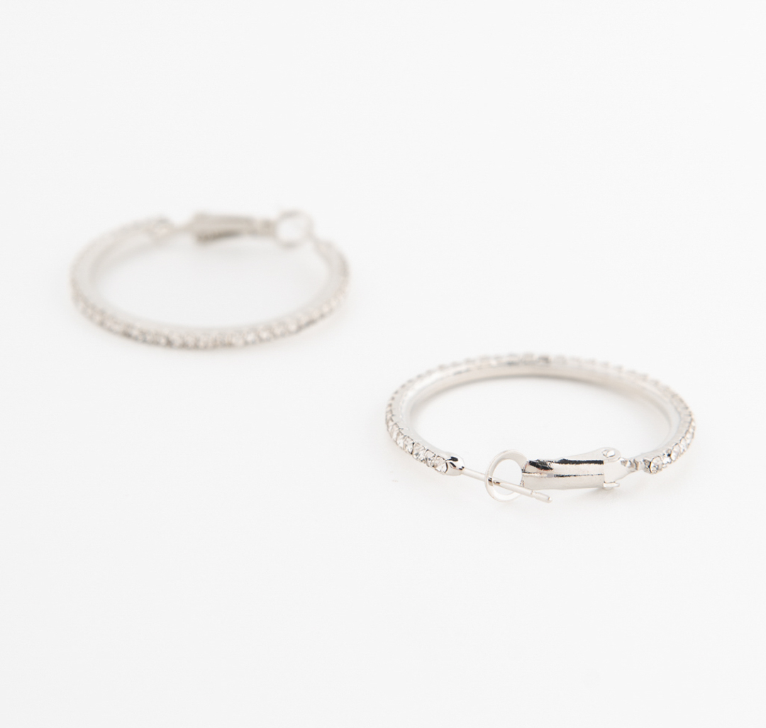 Серьги Мармалато, цвет Серебро-прозрачный #2