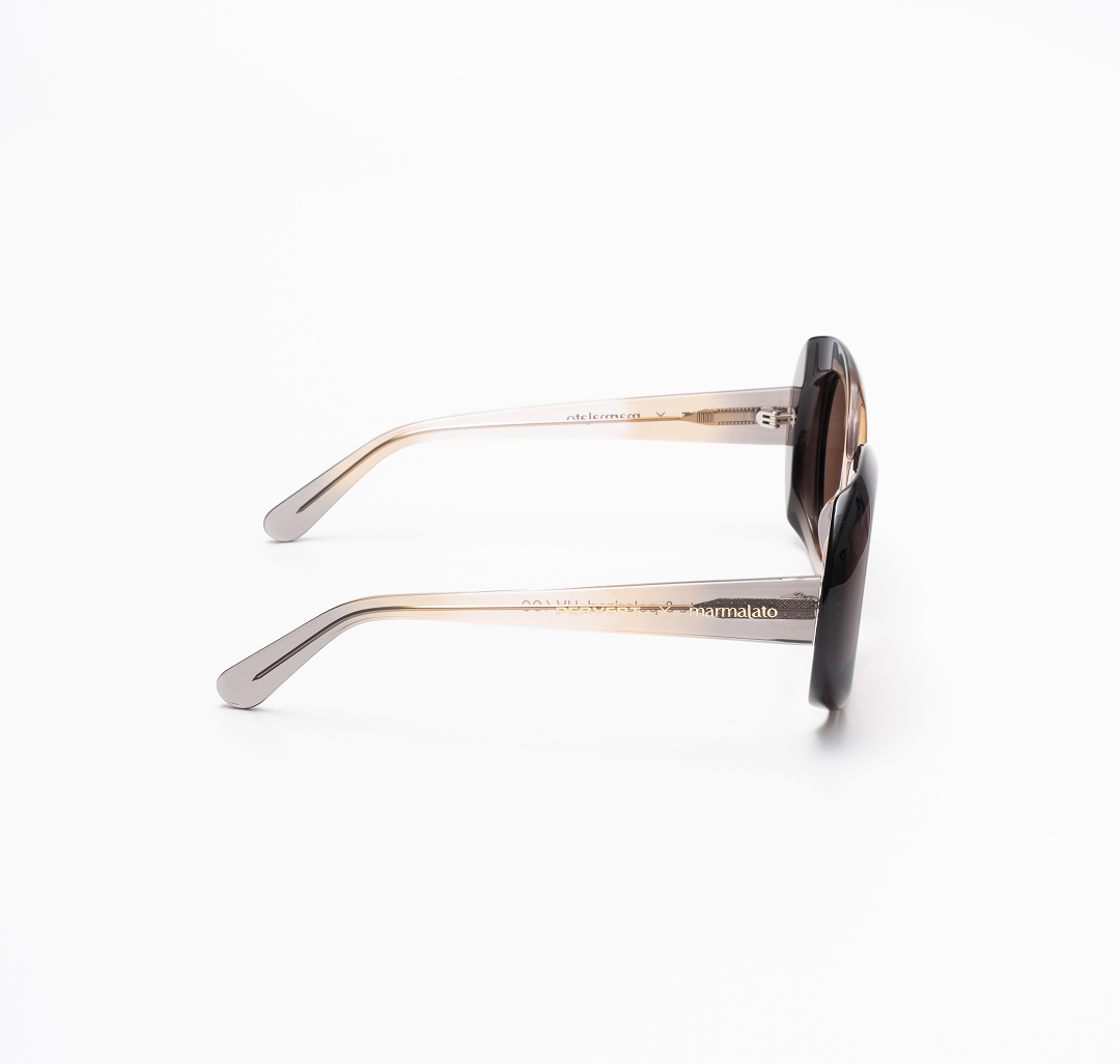 Очки с чехлом Мармалато, цвет серый-бежевый #7