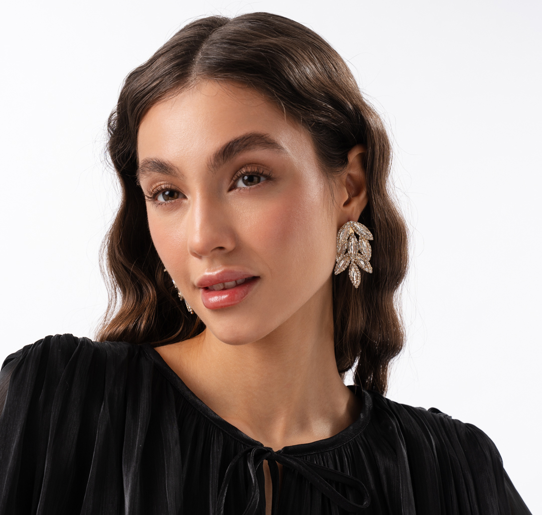 Серьги Мармалато, цвет Золото-прозрачный #3