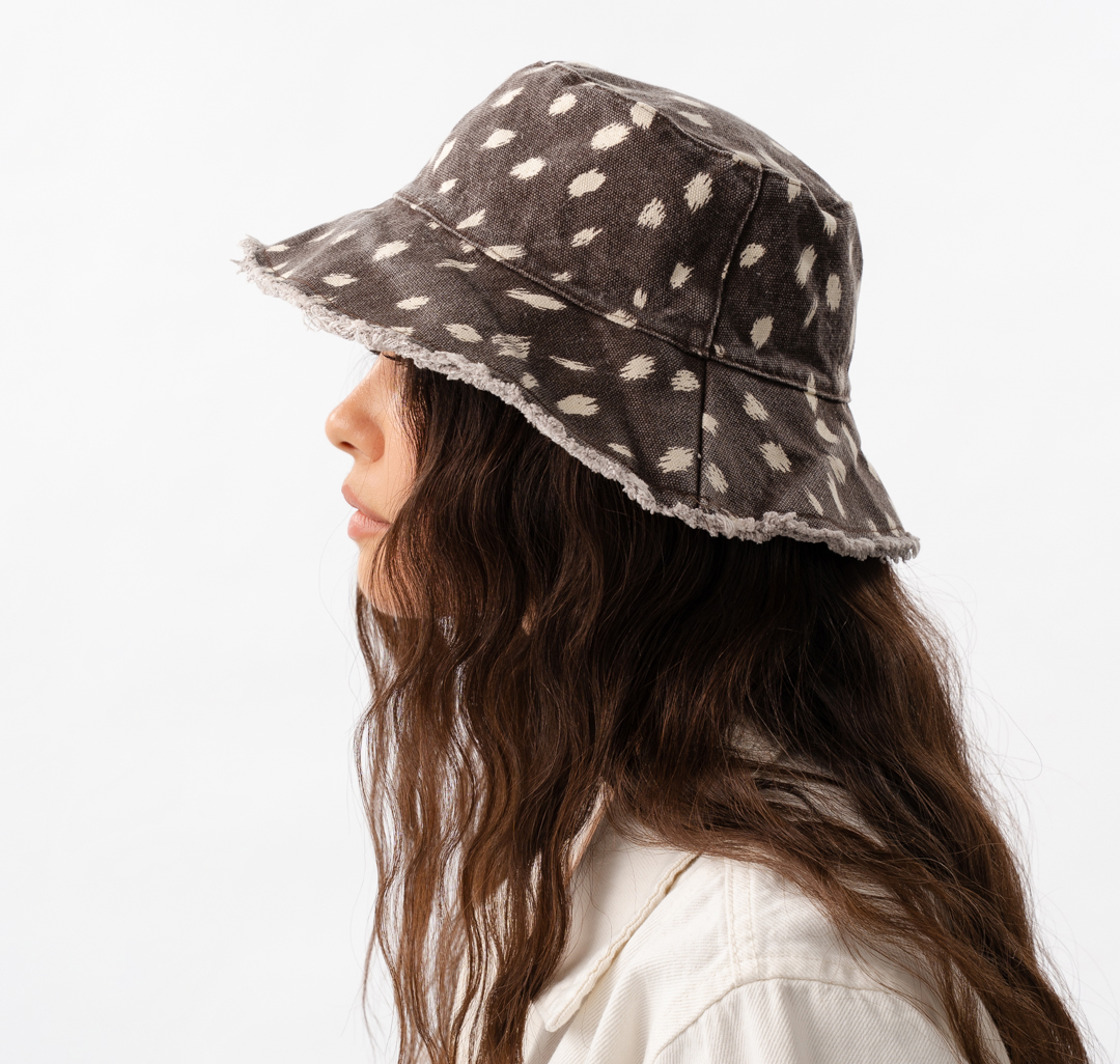 Панама Мармалато, цвет коричневый-молочный #2