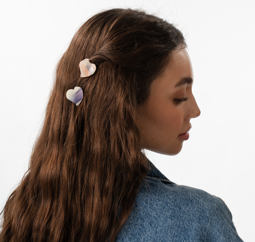 Набор крабов (2 шт) Мармалато, цвет персиковый-лавандовый-мультиколор #1