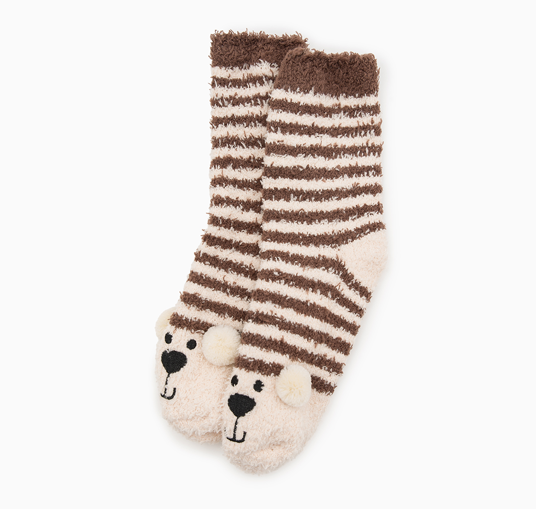 Носки (1 пара) Мармалато, цвет Коричневый-молочный-черный #3