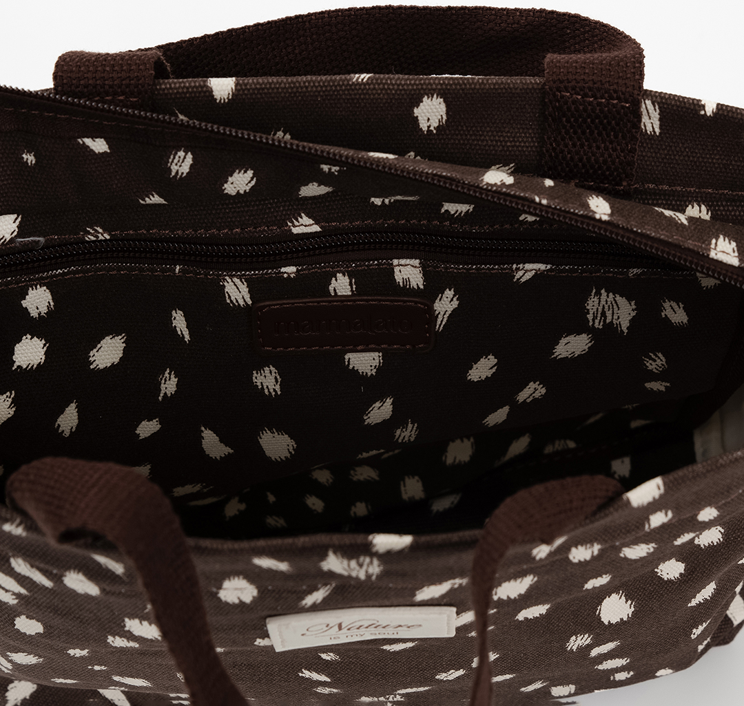 Сумка Мармалато, цвет шоколадный-молочный #4