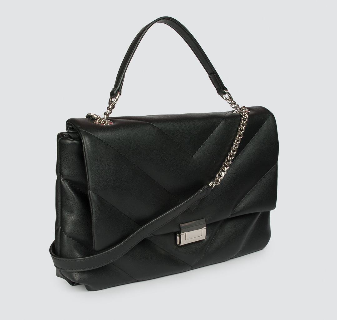 Женская сумка через плечо на цепочке Мармалато, цвет Черный #6