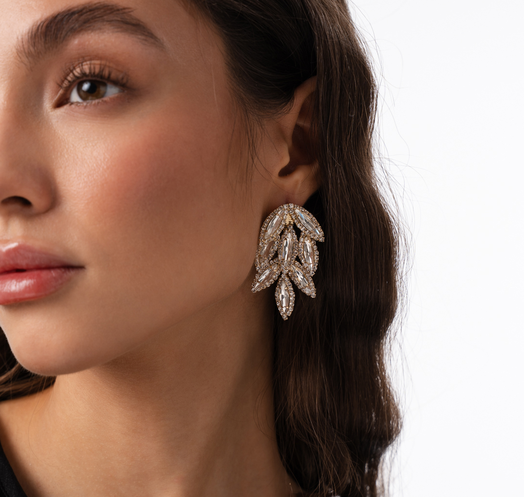 Серьги Мармалато, цвет Золото-прозрачный #4