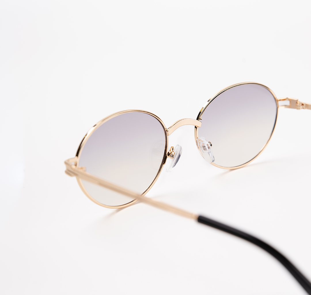 Очки солнцезащитные серые-золотые Мармалато, цвет Серый-золото #5