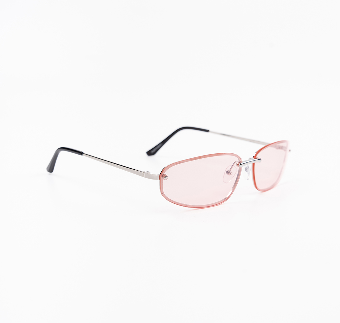 Очки с чехлом Мармалато, цвет розовый-серебро #5