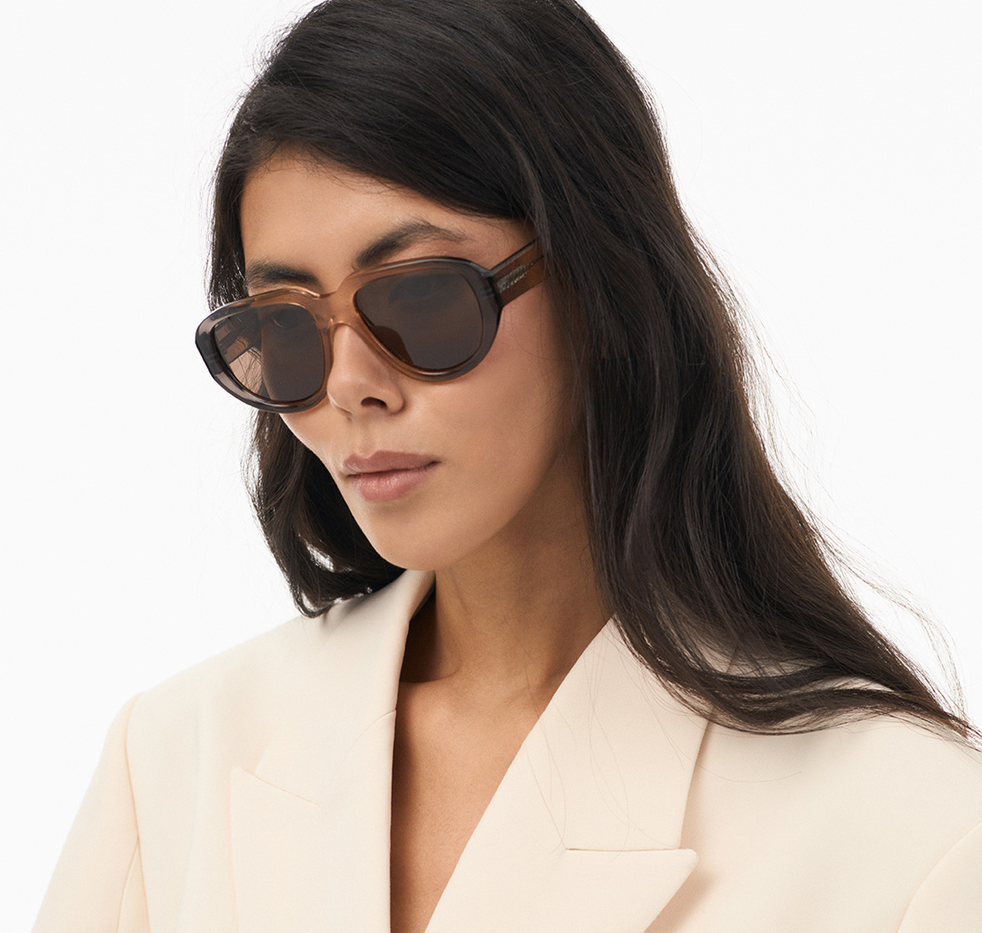 Очки с чехлом Мармалато, цвет Бежевый-серый-черный #6