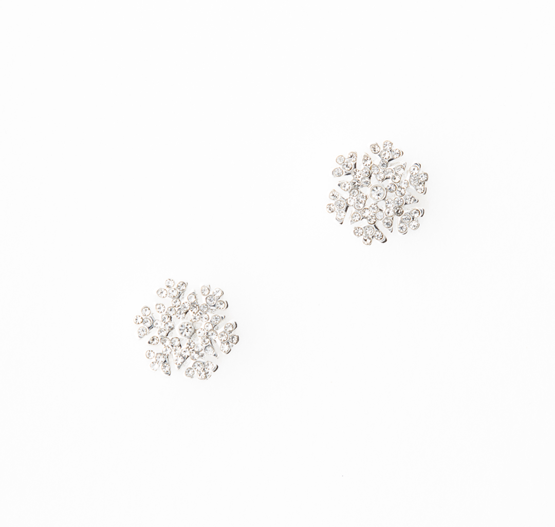 Серьги Мармалато, цвет Белое серебро-прозрачный #1