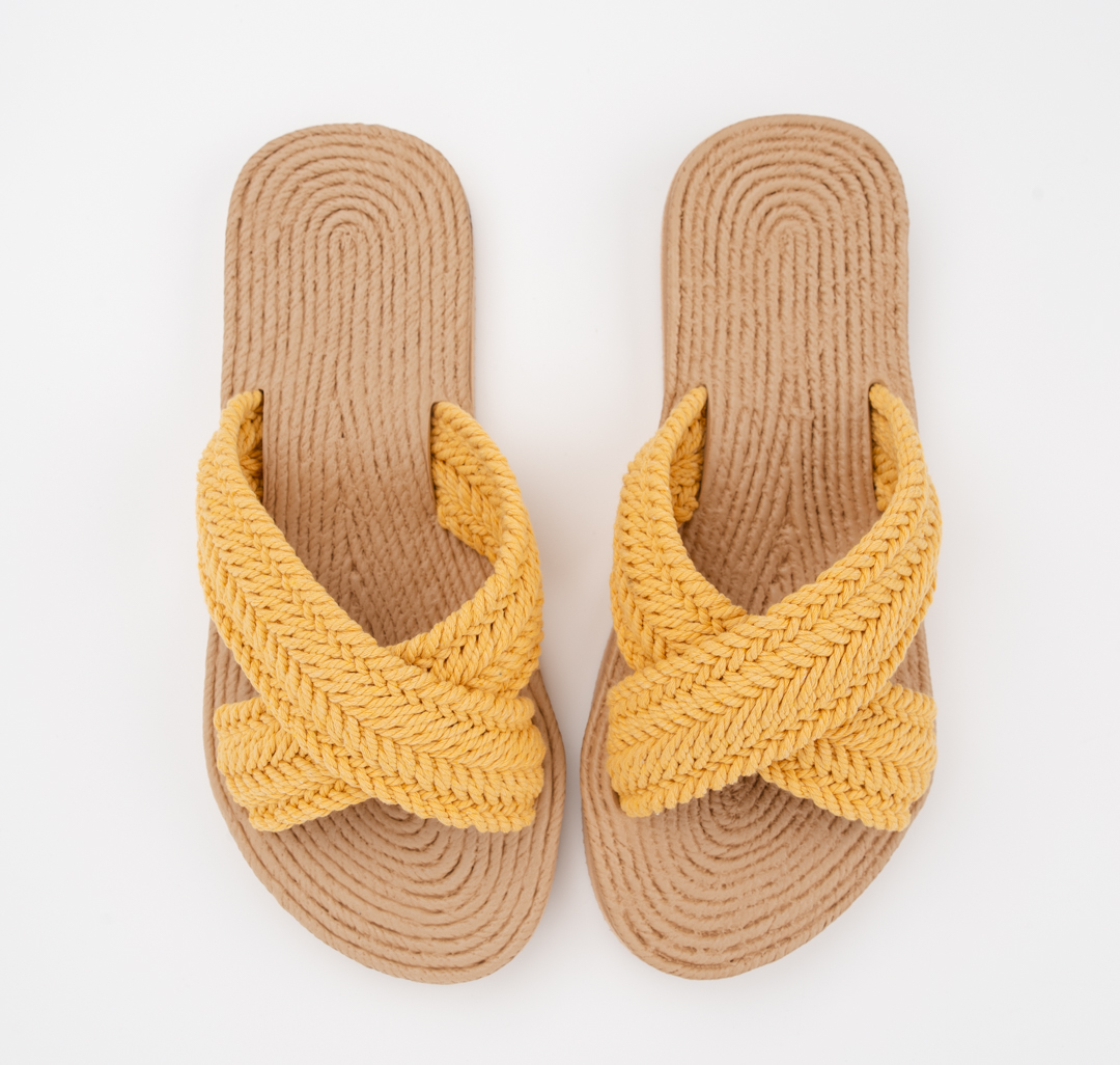 Шлепанцы Мармалато, цвет оранжевый-бежевый #3