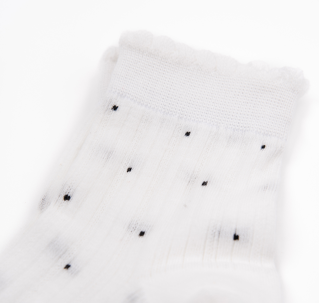 Носки (1 пара) Мармалато, цвет белый-черный #4