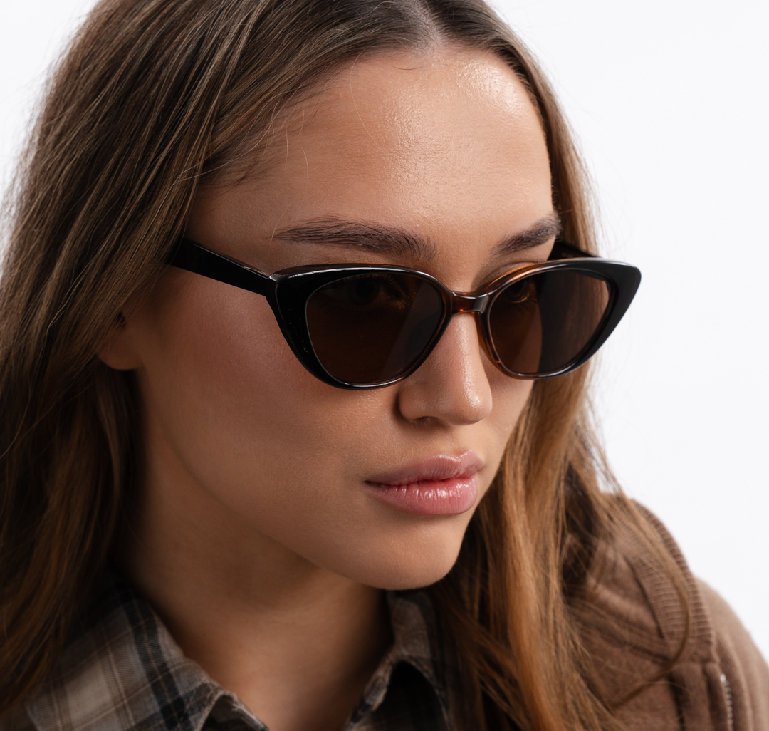 Очки с чехлом Мармалато, цвет Черный-коричневый #1