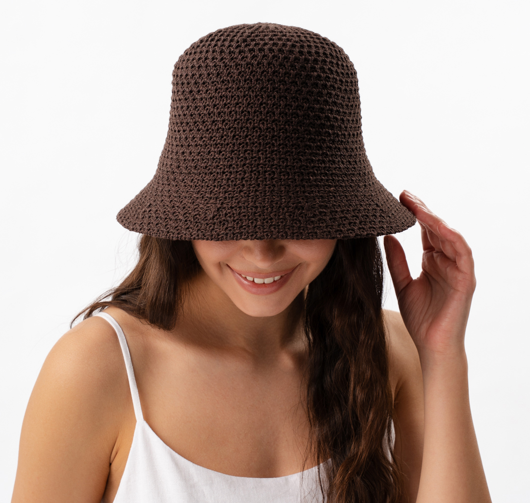 Панама Мармалато, цвет шоколадный #4