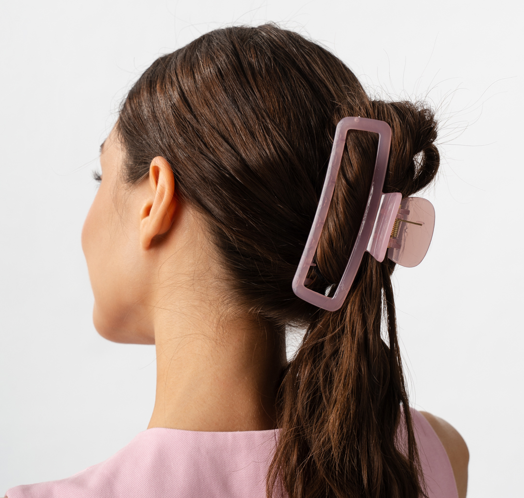 Заколка-краб Мармалато, цвет розовый #1