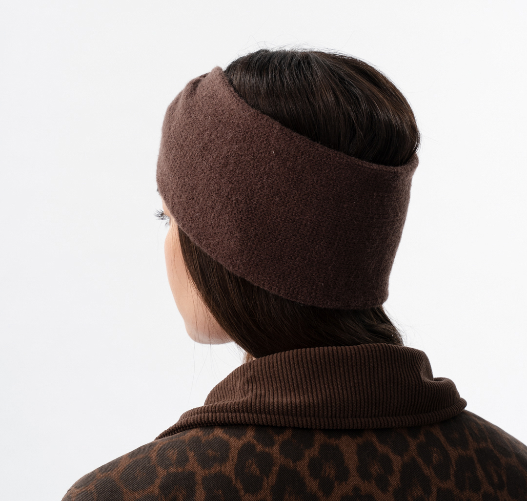 Повязка на голову Мармалато, цвет шоколадный #3