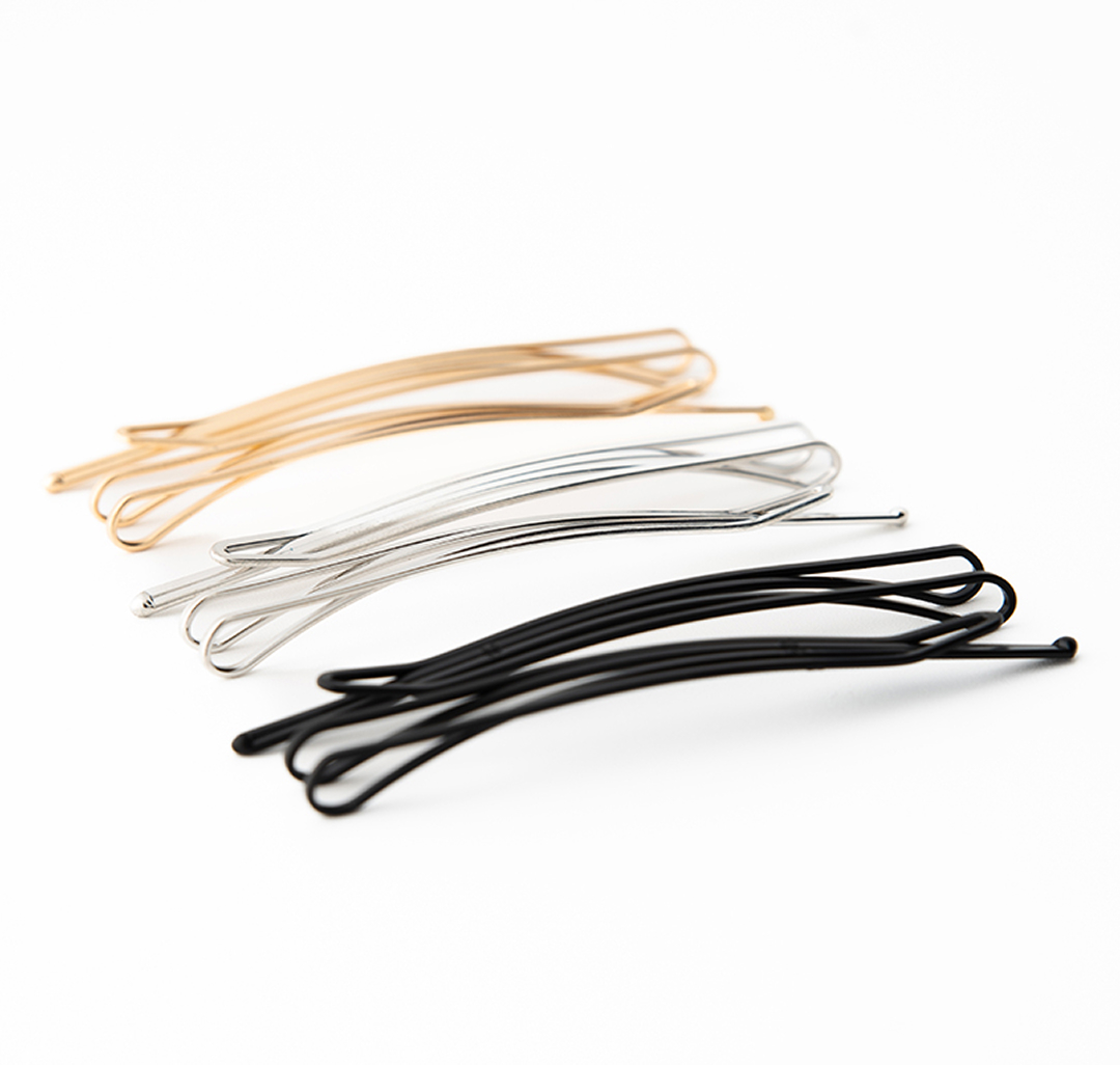 Набор невидимок (6 шт) Мармалато, цвет Золото-серебро-черный #2