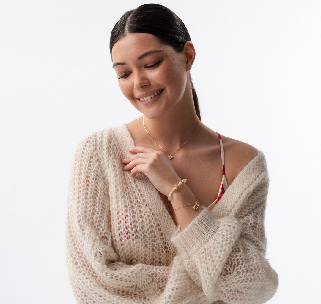 Набор браслетов (2 шт) Мармалато, цвет желтый-золото-мультиколор #1