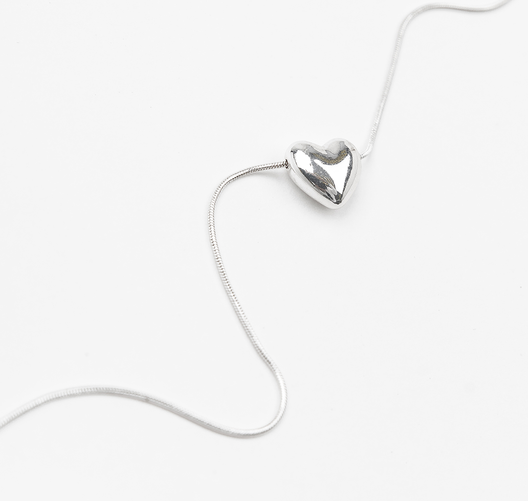 Колье Мармалато, цвет белое серебро #5