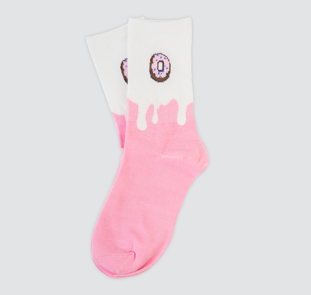 Носки Мармалато, цвет розовый-белый-мультиколор #1