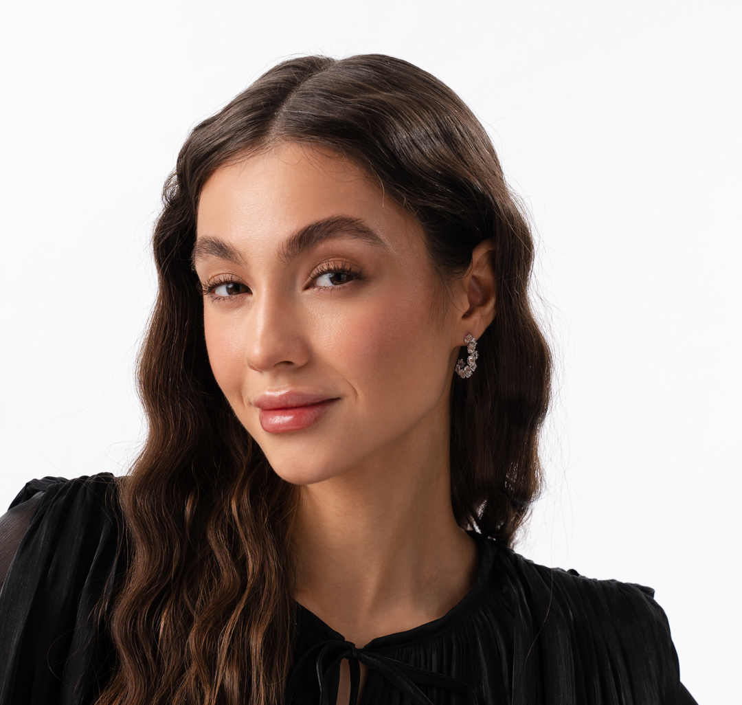 Серьги Мармалато, цвет Серебро-прозрачный #3