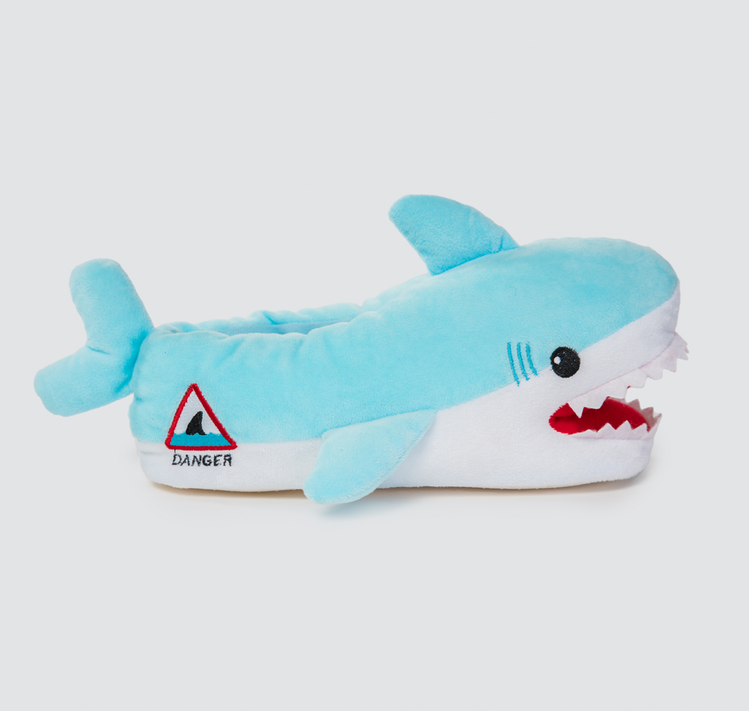 Тапки акулы Мармалато, цвет Голубой-белый-черный-красный #1