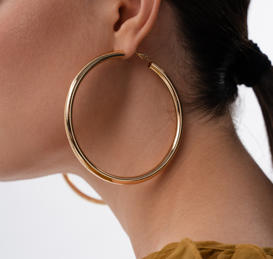 Серьги Мармалато, цвет золото #2