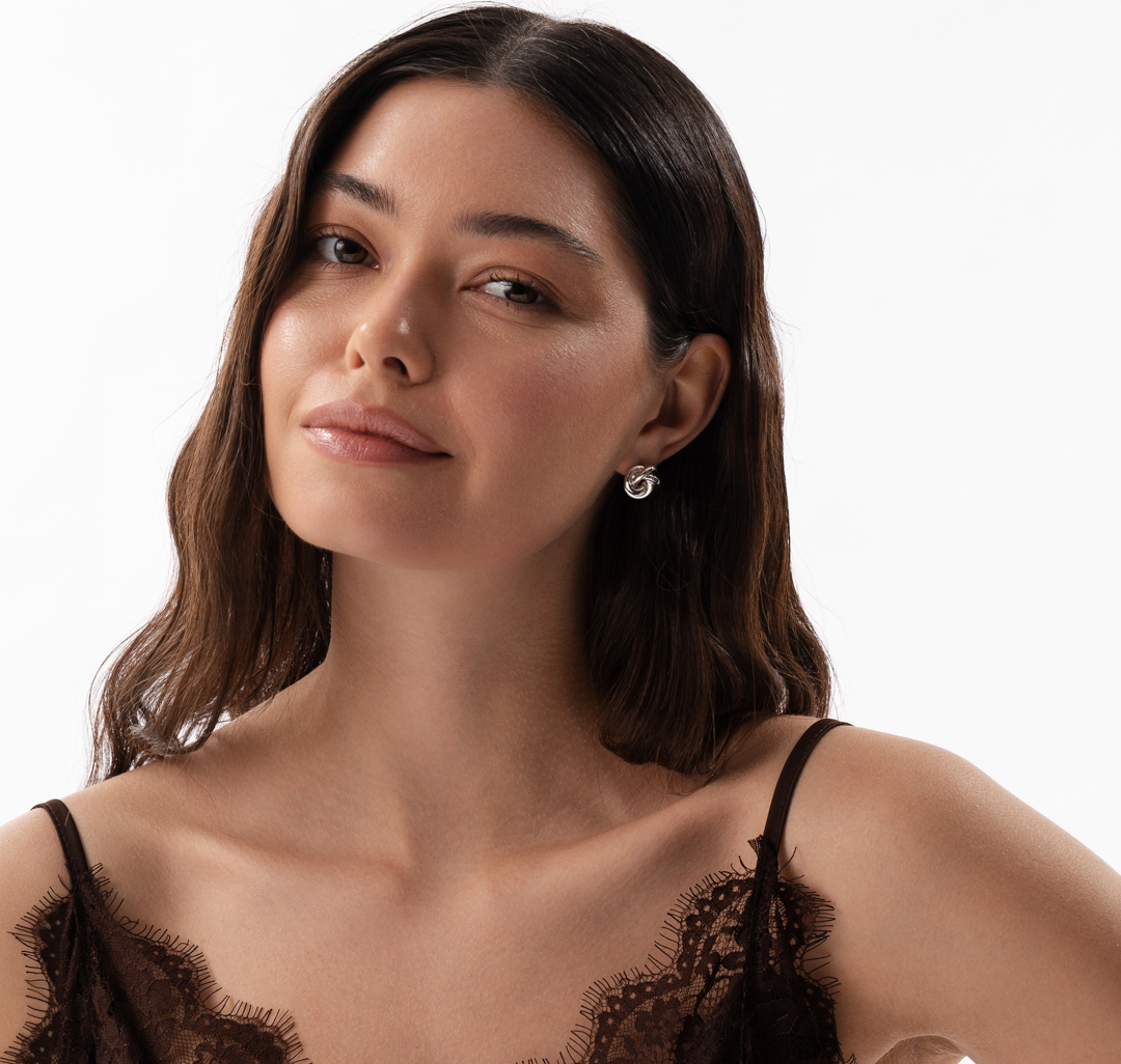 Серьги Мармалато, цвет белое серебро #3