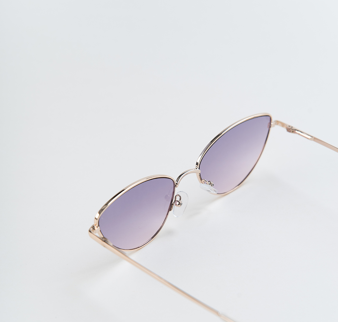 Очки солнцезащитные черные-розовые Мармалато, цвет черный-розовый-золото #6