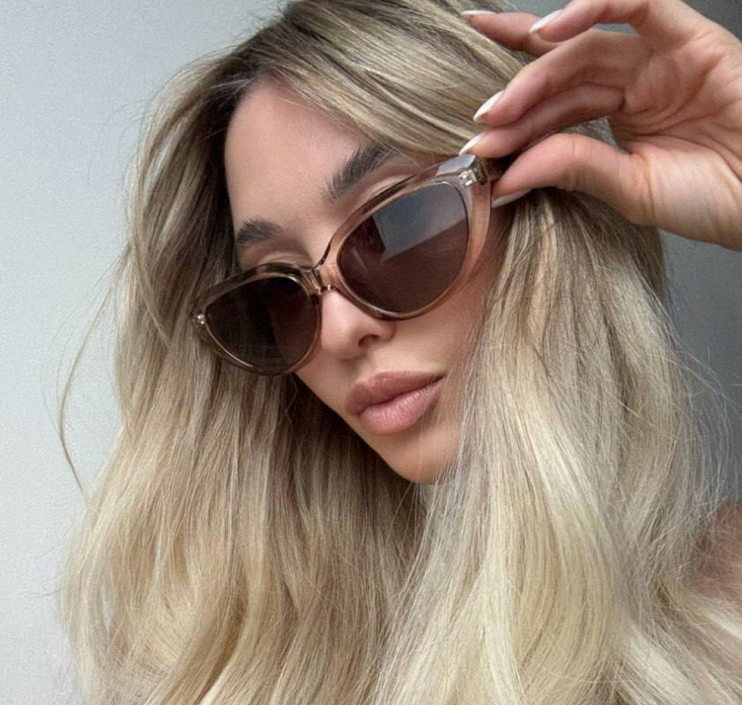 Очки с чехлом Мармалато, цвет бежевый-розовый #1