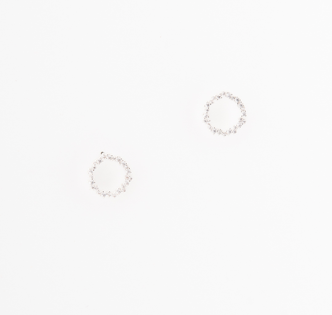 Серьги Мармалато, цвет белое серебро-прозрачный #3