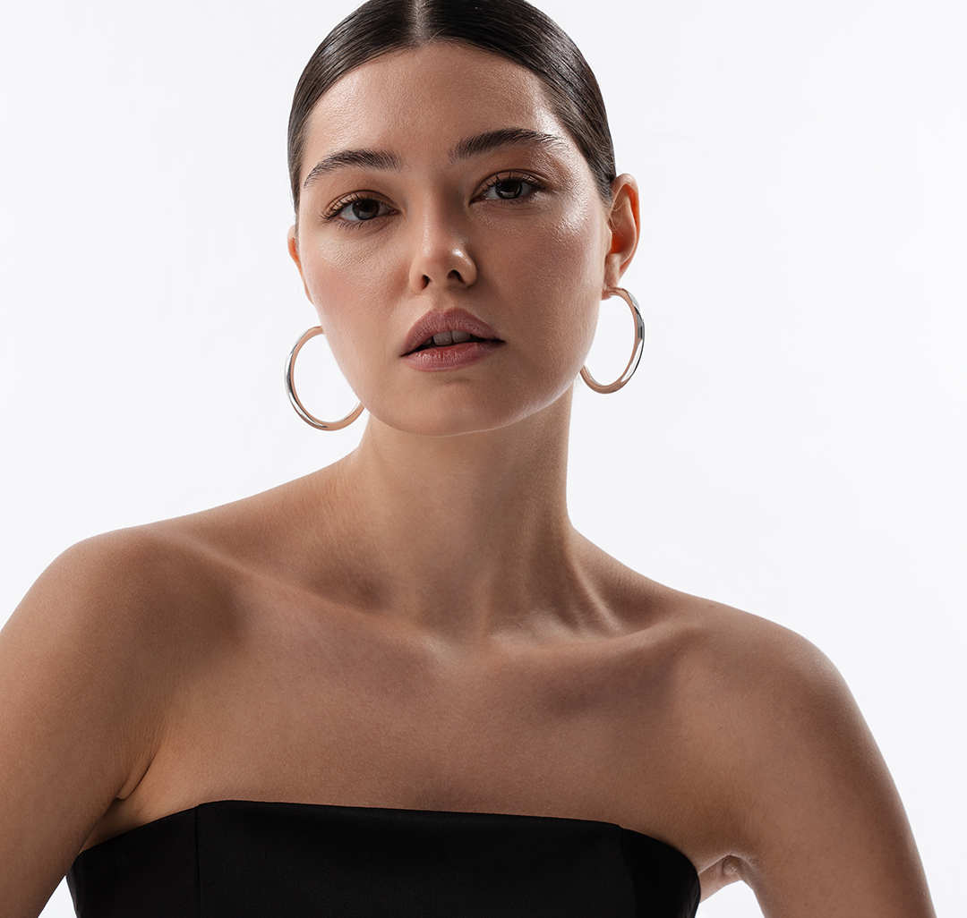 Серьги Мармалато, цвет Белое серебро #3