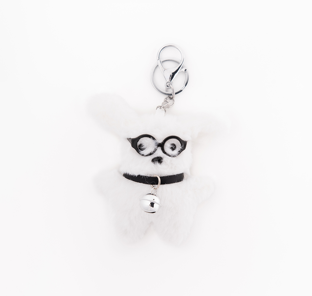 Брелок Мармалато, цвет белый-черный-серебро #1