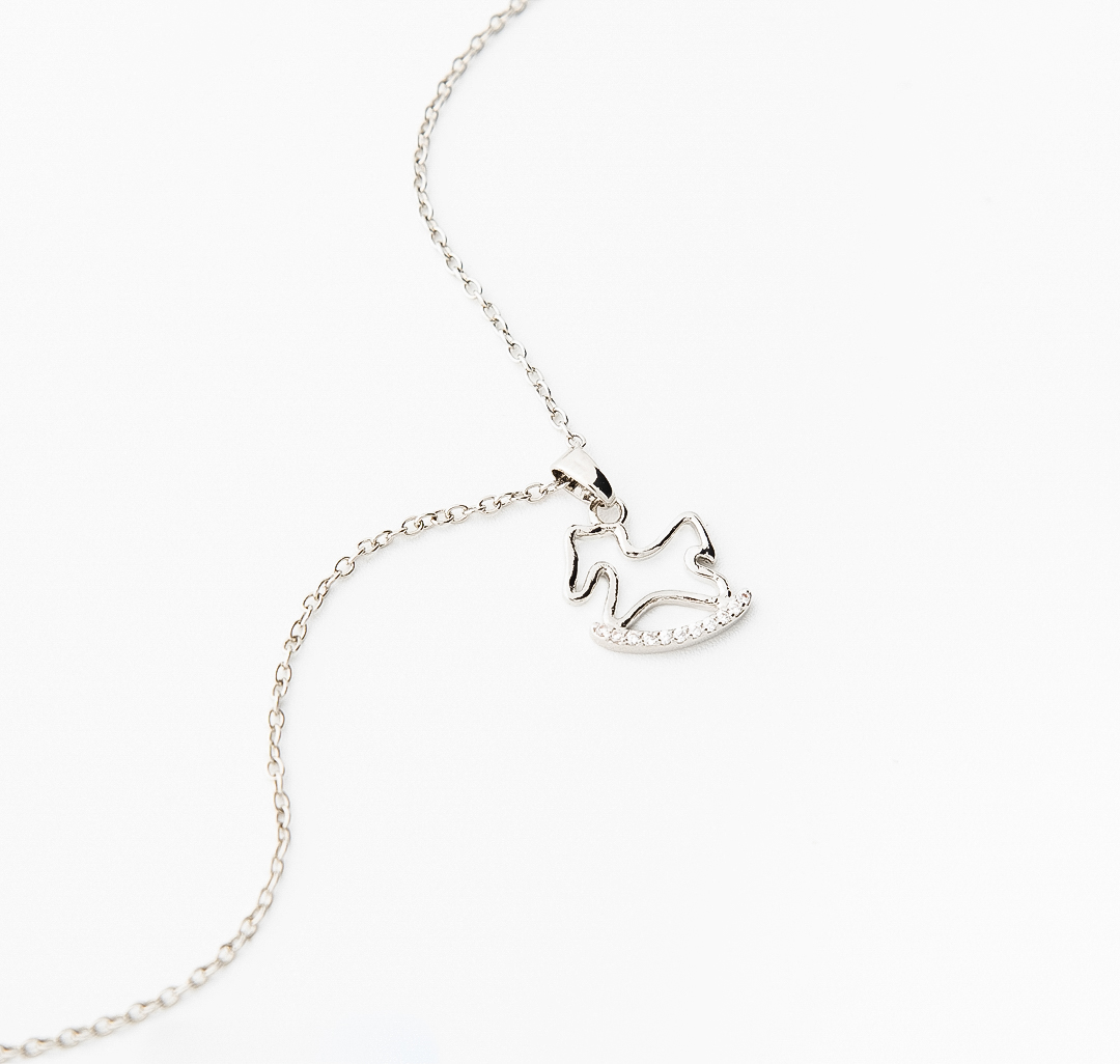 Колье Мармалато, цвет серебро-прозрачный #2