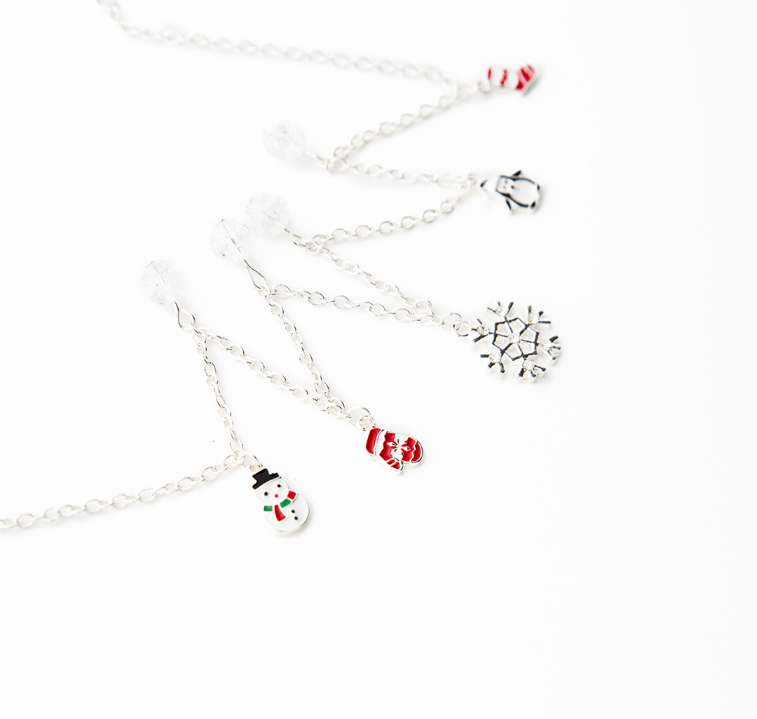 Колье Мармалато, цвет Белое серебро-мультиколор #2