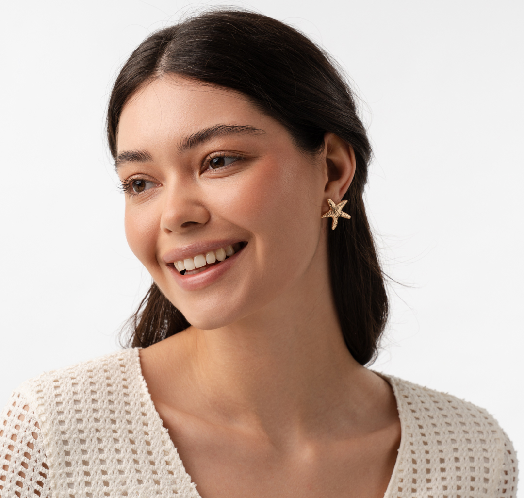 Серьги Мармалато, цвет золото #3