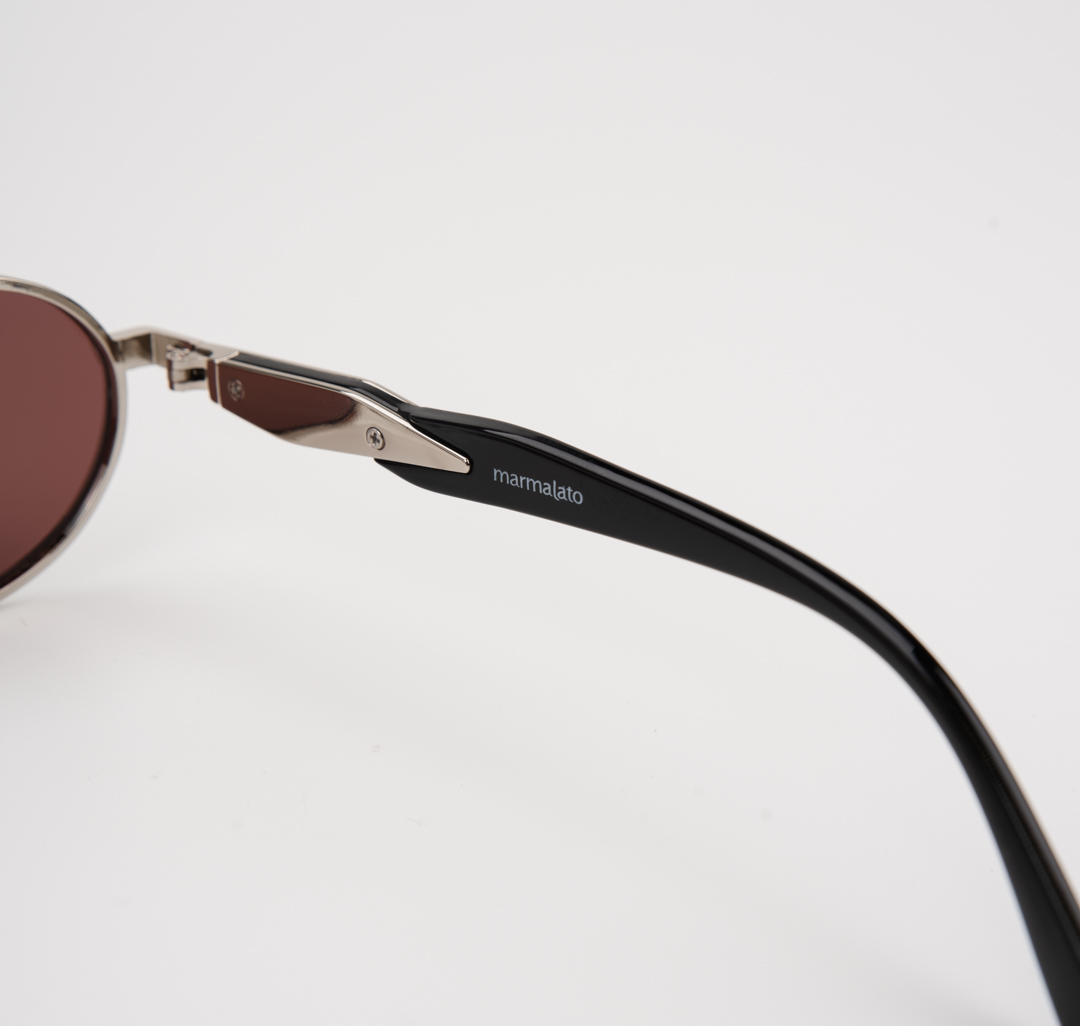 Очки с чехлом Мармалато, цвет бежевый-серебро-черный #6