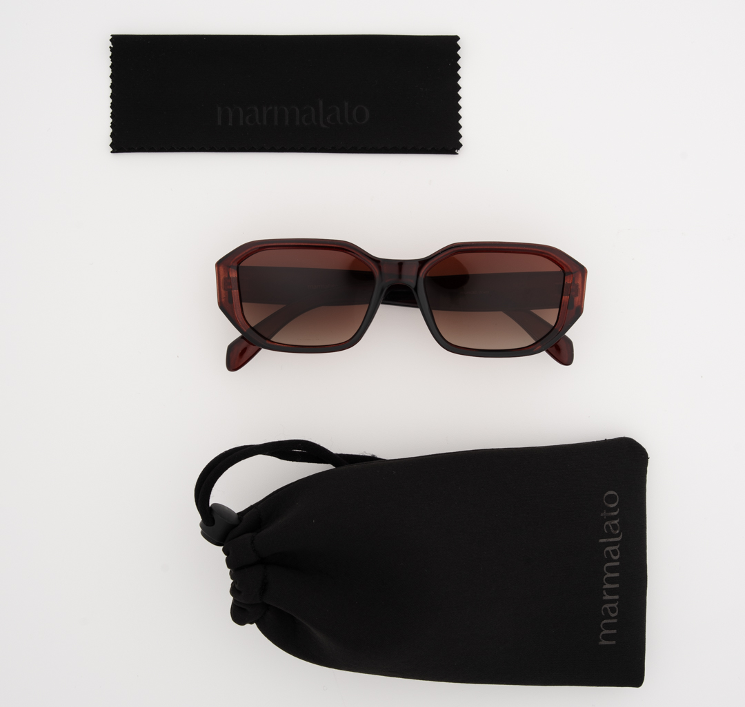 Очки с чехлом Мармалато, цвет коричневый #6