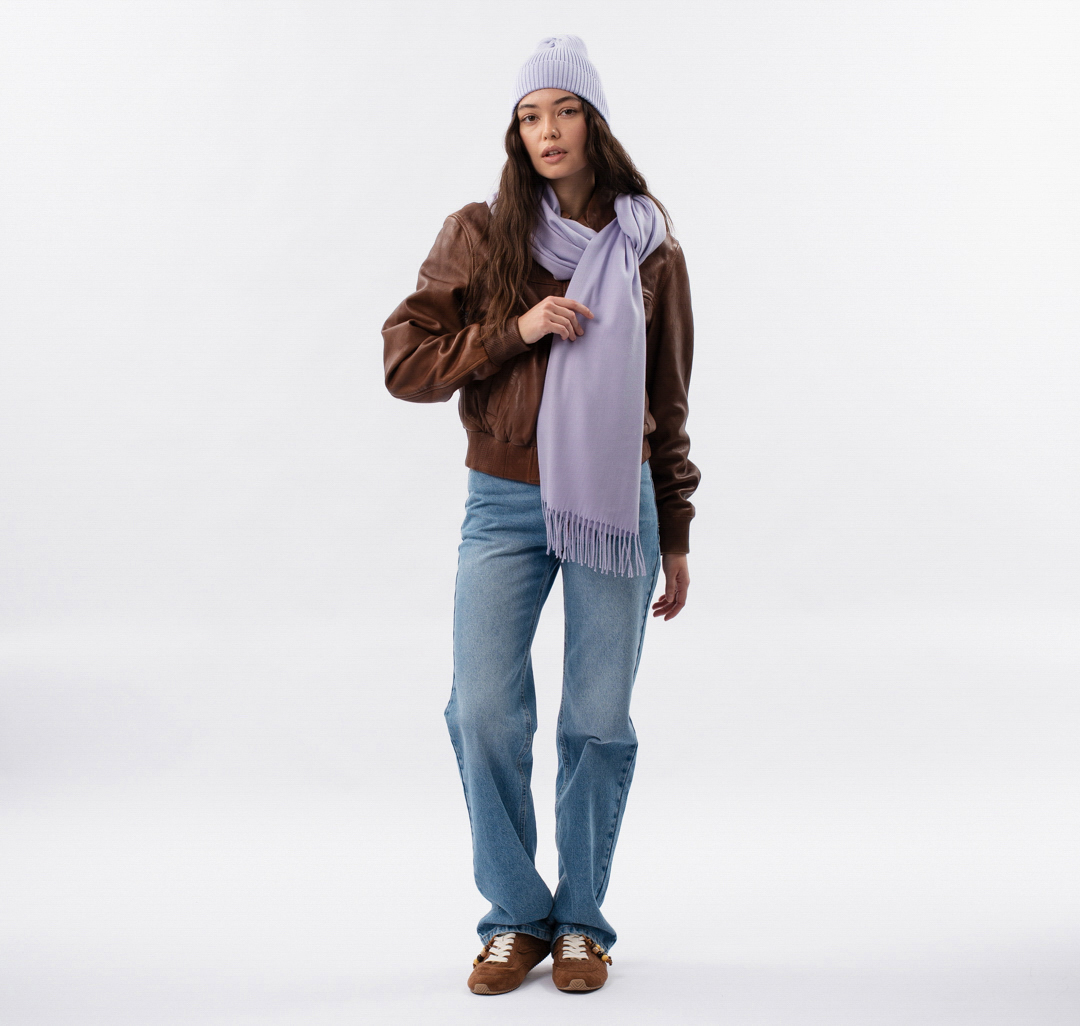 Палантин Мармалато, цвет лиловый #2