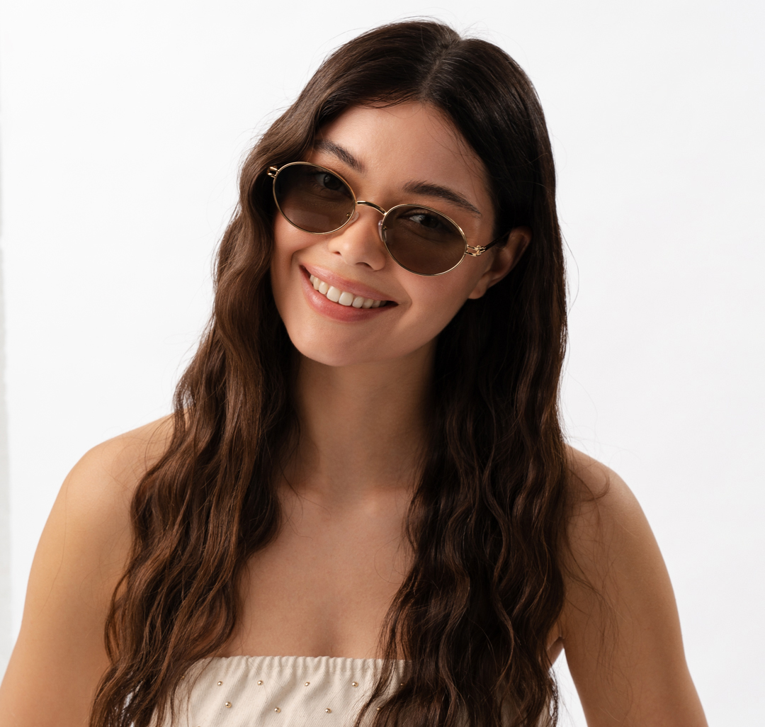 Очки с чехлом Мармалато, цвет золото-серый-черный #2