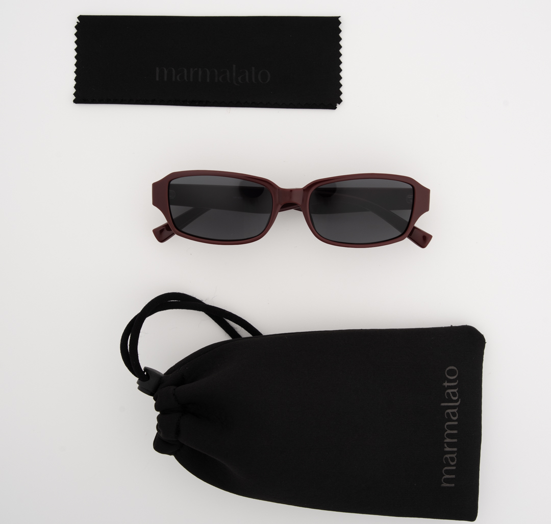 Очки с чехлом Мармалато, цвет винный-золото #6