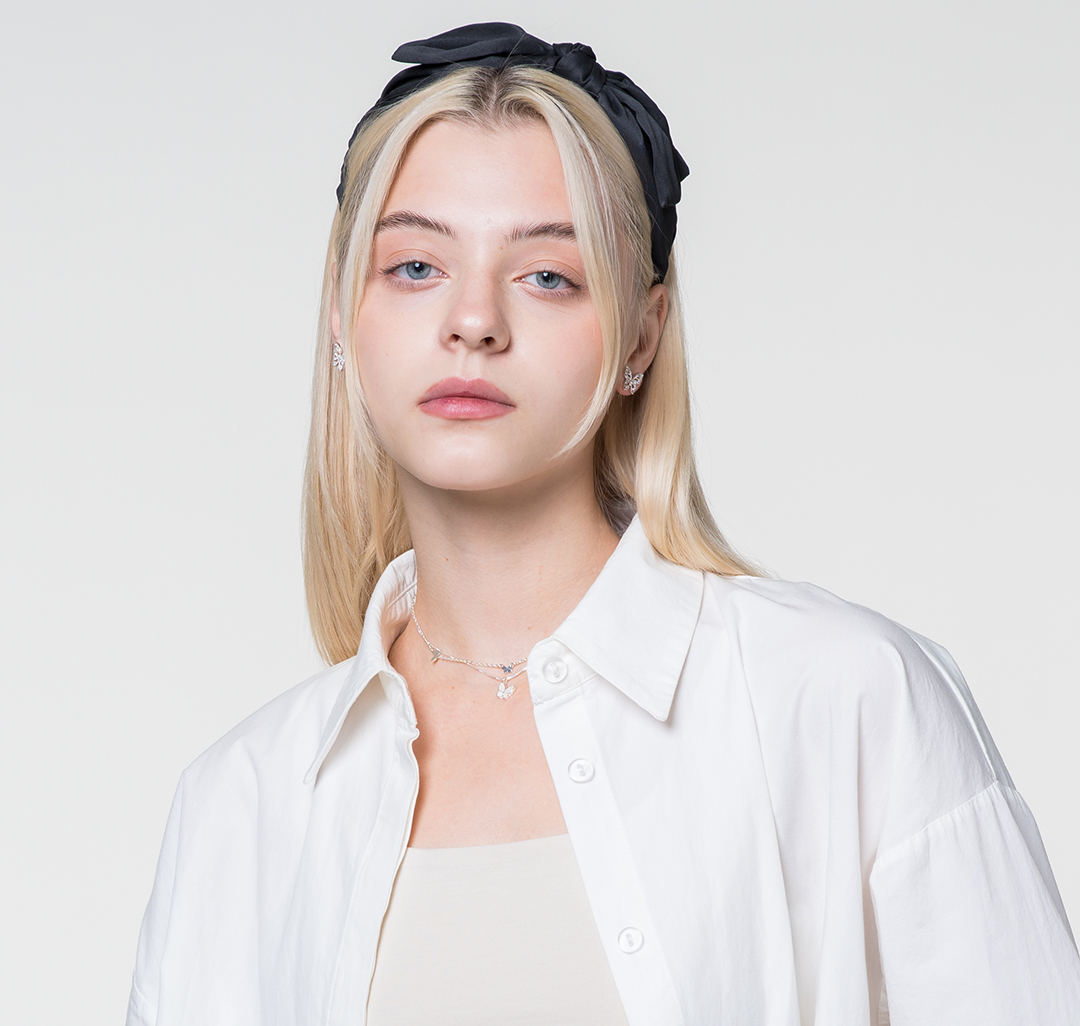 Колье Мармалато, цвет белое серебро-белый #3