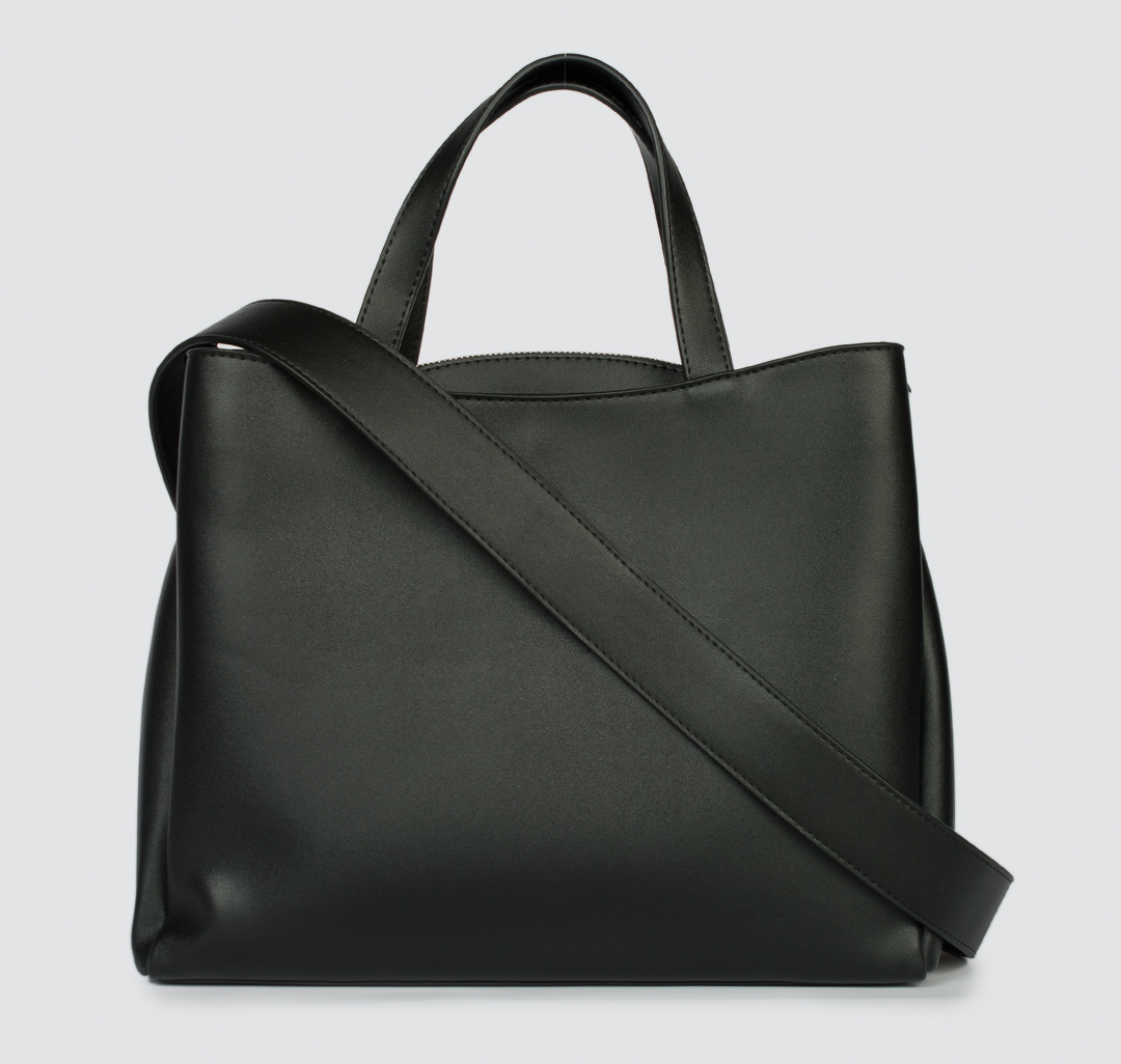 Женская классическая кожаная сумка Мармалато, цвет Черный #1