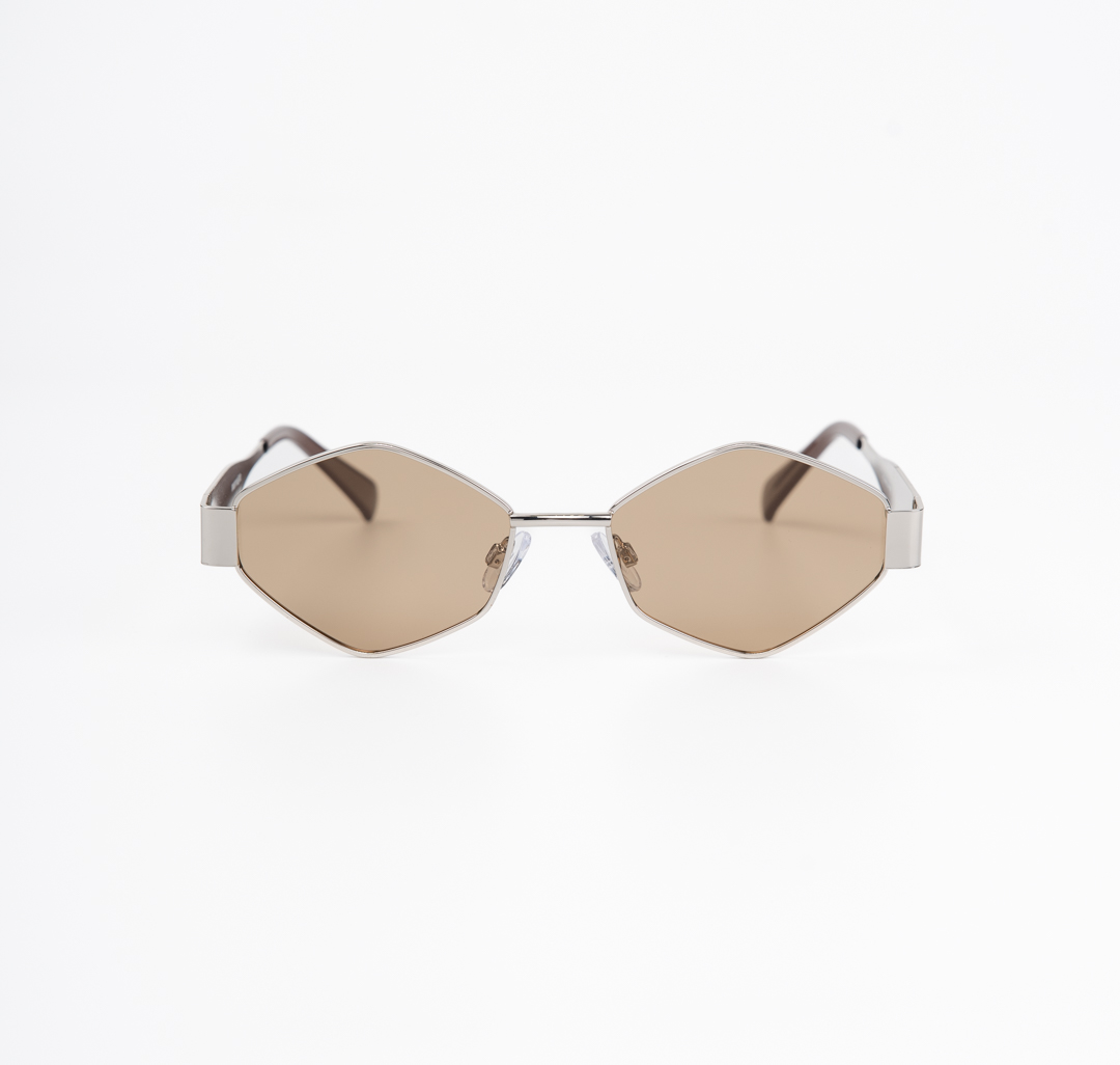 Очки с чехлом Мармалато, цвет бежевый-серебро #4