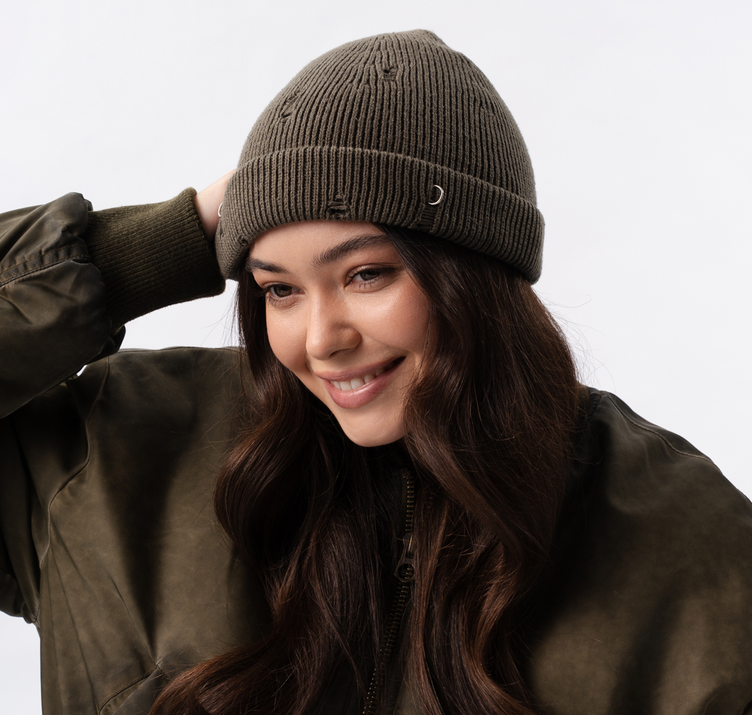 Шапка Мармалато, цвет хаки #4