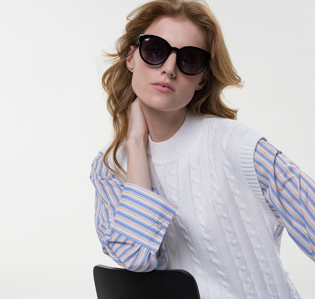 Очки солнцезащитные с поляризацией черные Мармалато, цвет черный #3