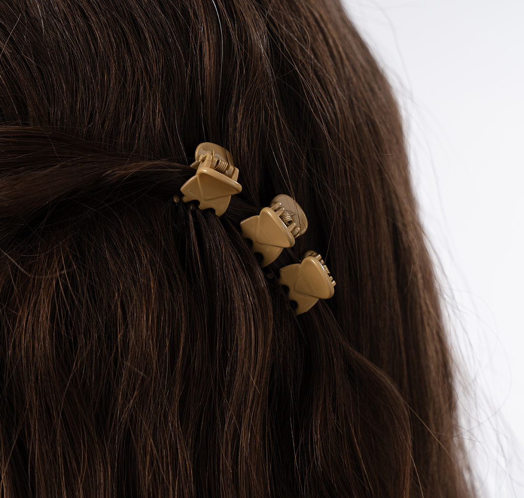 Набор крабов (8 шт) Мармалато, цвет Винный-бежевый #5