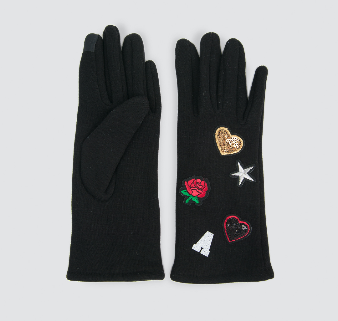 Перчатки Мармалато, цвет Черный-мультиколор #1