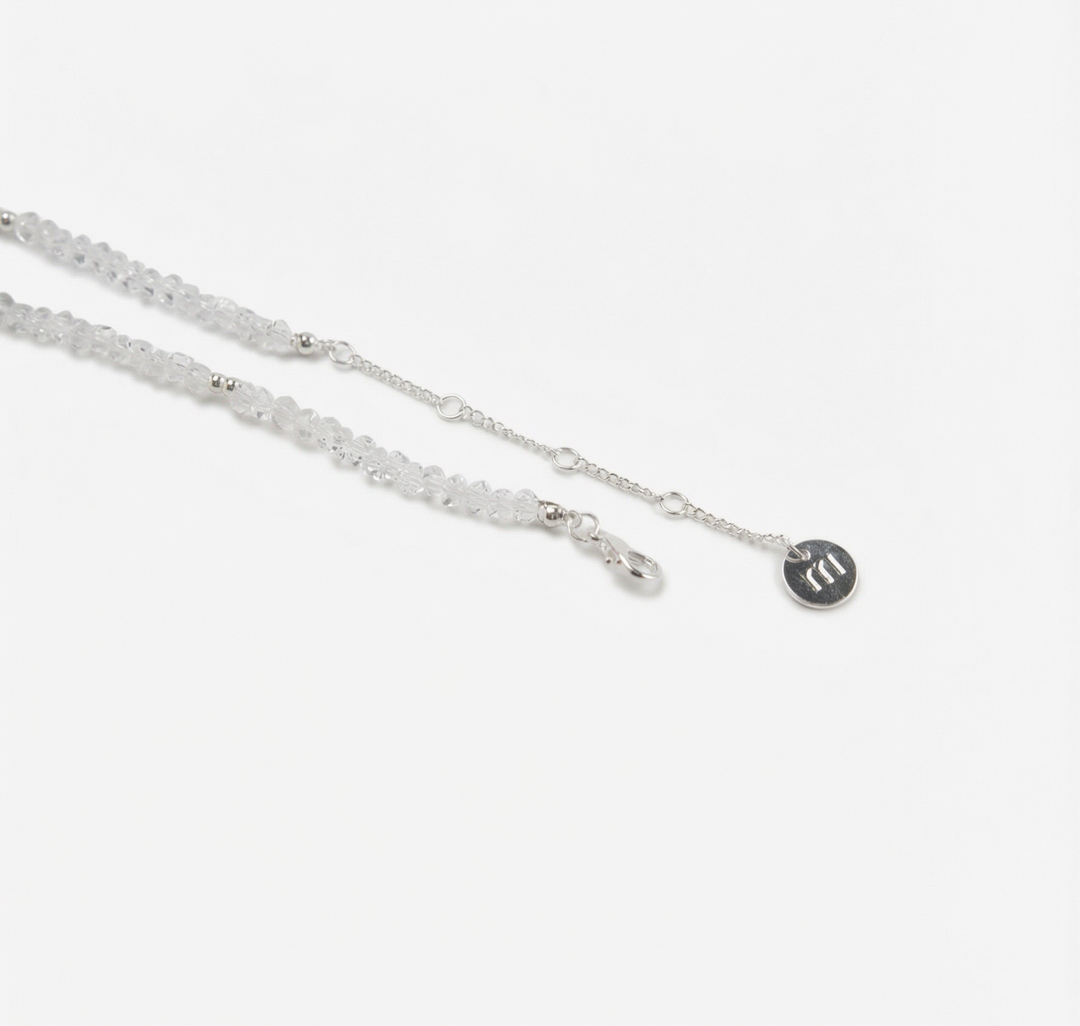 Колье Мармалато, цвет прозрачный-белое серебро #3