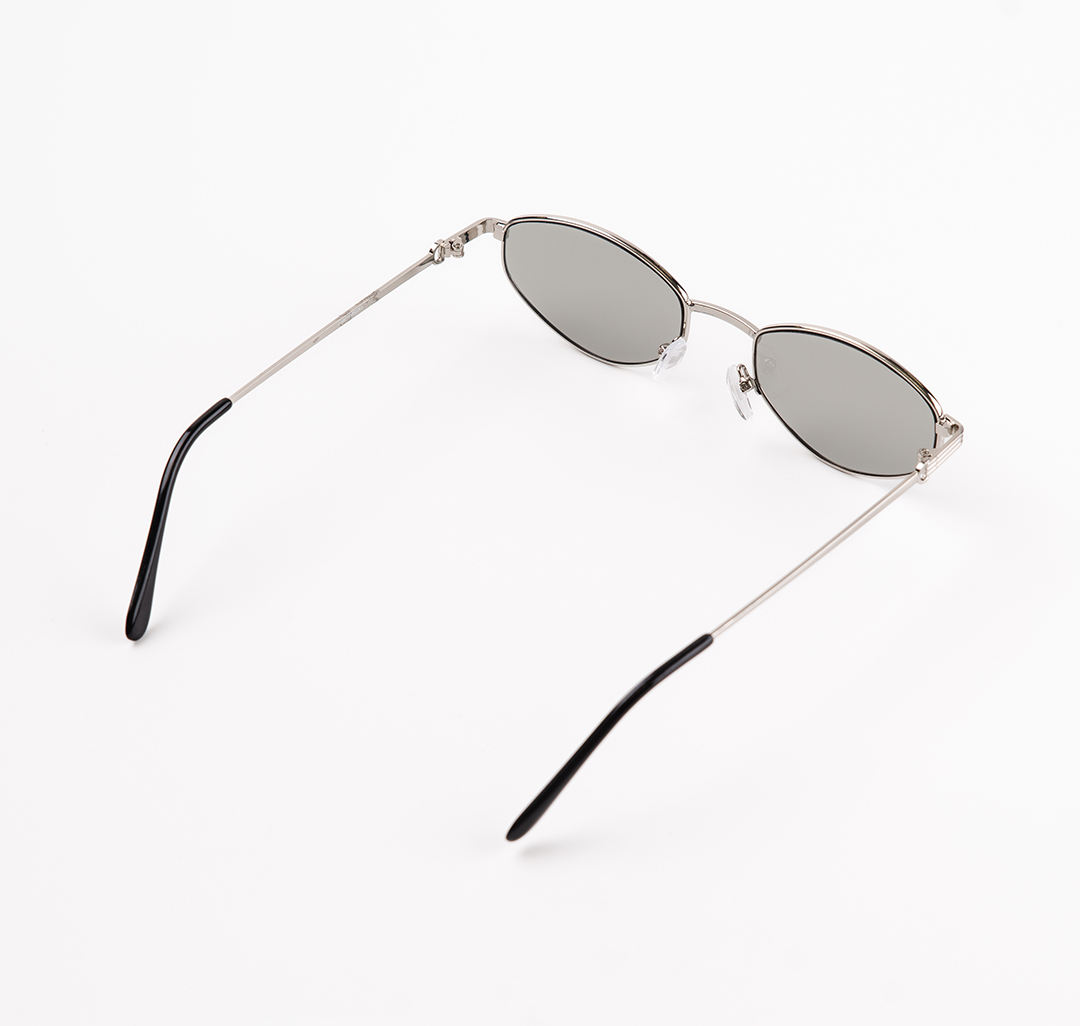 Очки с чехлом Мармалато, цвет серебро-серый-черный #6